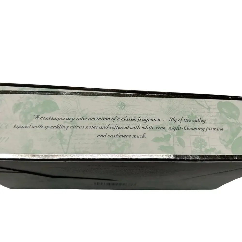 Vtg Crabtree & Evelyn Lily of the Valley Muguet Perfumed Bath Soap Set 3 X 3.5oz